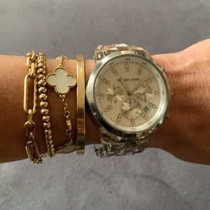 Michael Kors crystal watch.